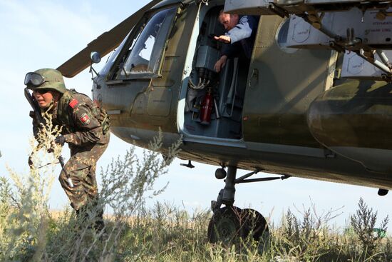 International exercise Frontier-2012 at Chebarkul range