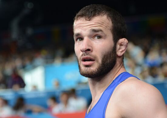 2012 Olympics. Men's freestyle wrestling. Day one