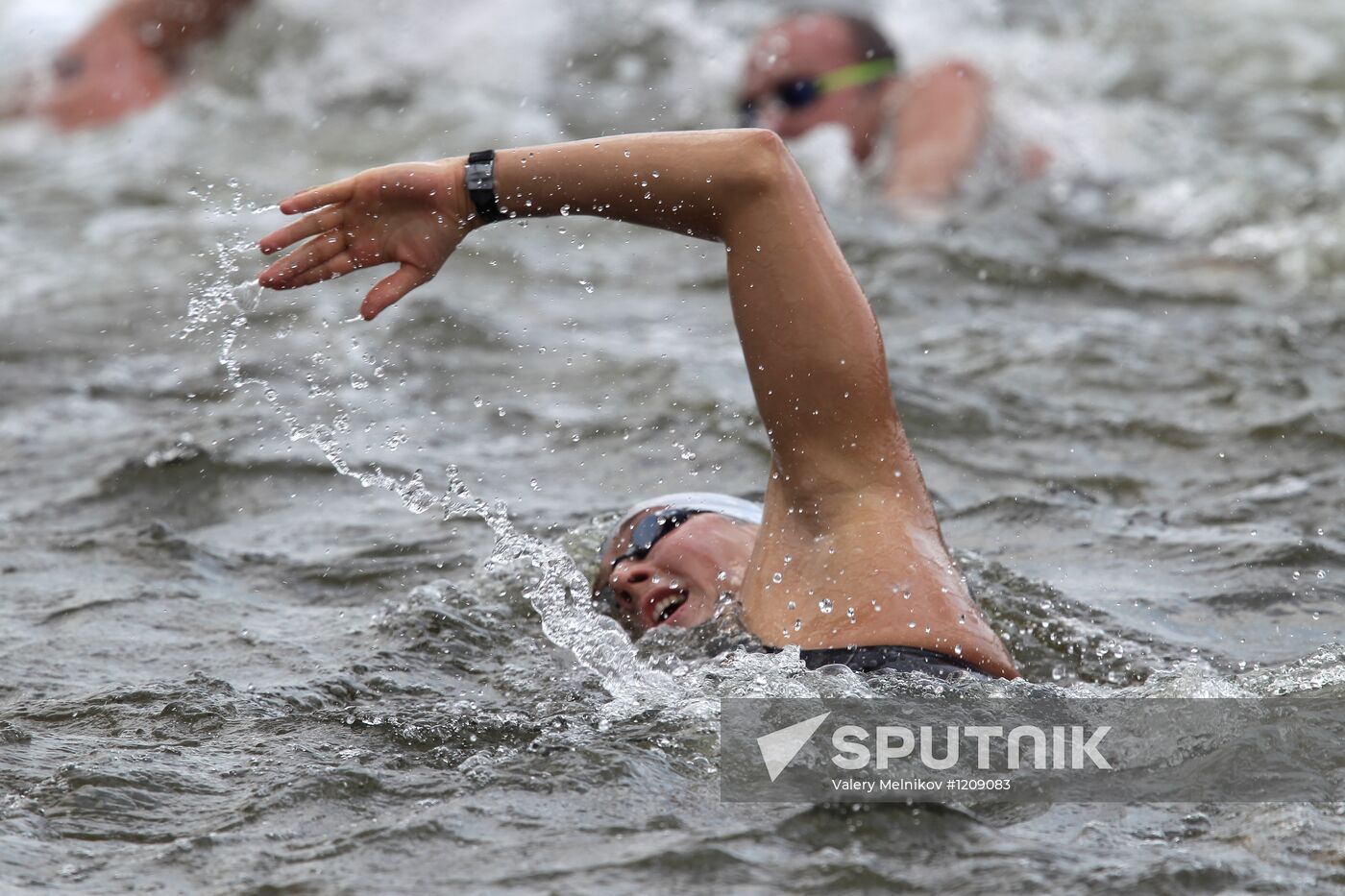 2012 Olympics. Men's 10-kilometer open-water swimming