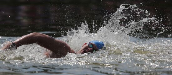 2012 Olympics. Men's 10-kilometer open-water swimming