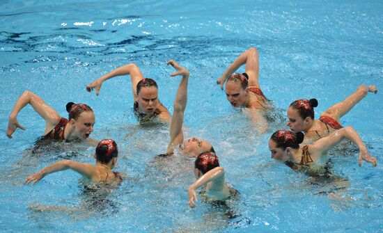 2012 Olympics. Synchronized Swimming Team Finals