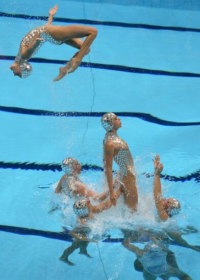 2012 Olympics. Synchronized Swimming Team Finals