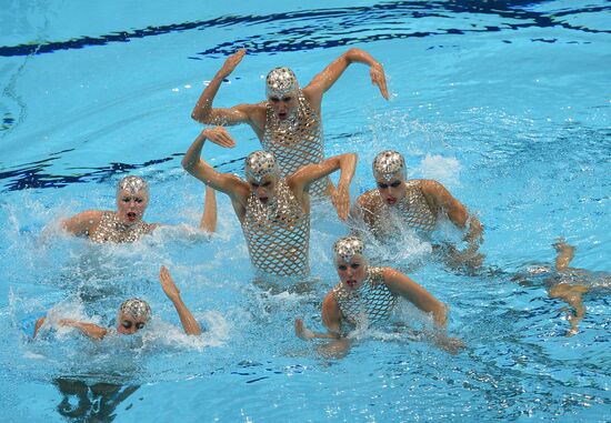 2012 Olympics. Synchronized Swimming Team Finals