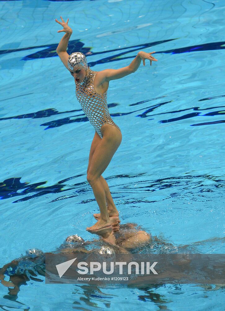 2012 Olympics. Synchronized Swimming Team Finals