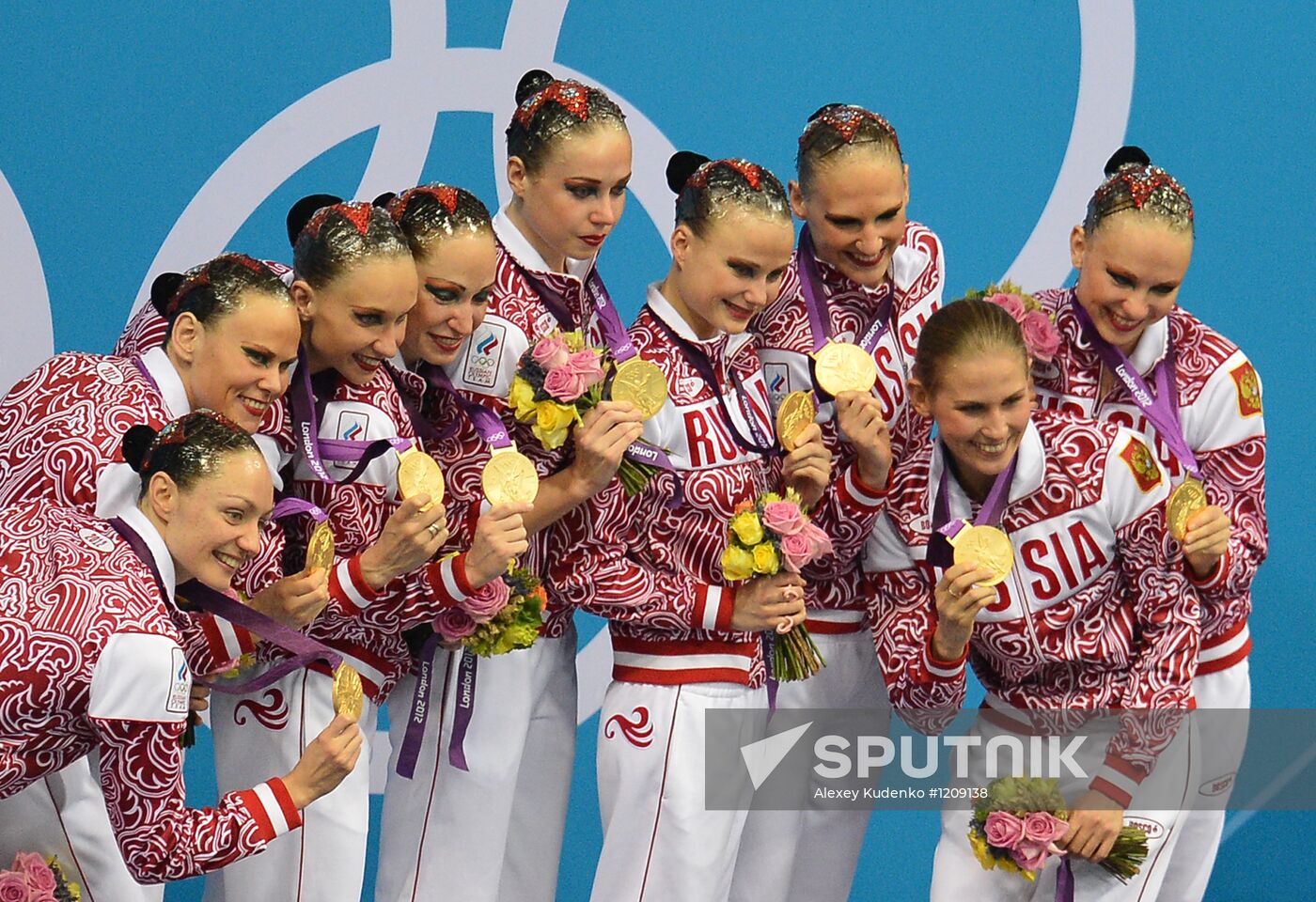 2012 Olympics. Synchronized Swimming Team Finals