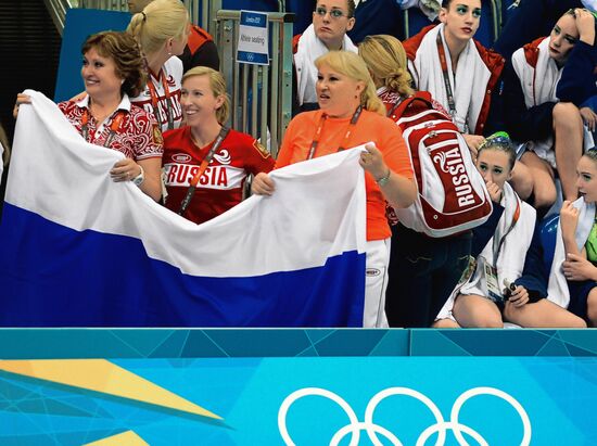 2012 Olympics. Synchronized Swimming Team Finals