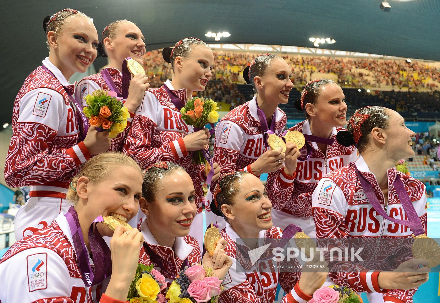 2012 Olympics. Synchronized Swimming Team Finals