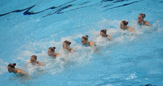 2012 Olympics. Synchronized Swimming Team Finals