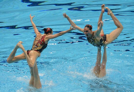 2012 Olympics. Synchronized Swimming Team Finals