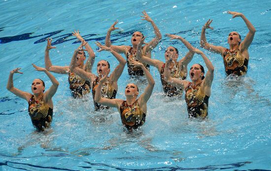 2012 Olympics. Synchronized Swimming Team Finals