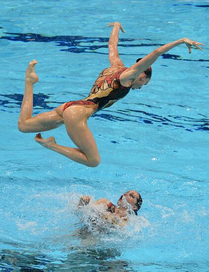 2012 Olympics. Synchronized Swimming Team Finals