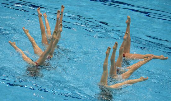 2012 Olympics. Synchronized Swimming Team Finals