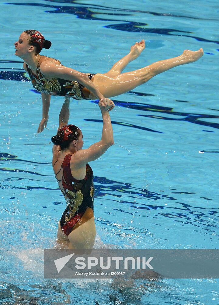 2012 Olympics. Synchronized Swimming Team Finals