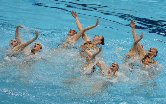 2012 Olympics. Synchronized Swimming Team Finals