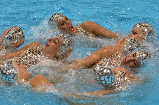 2012 Olympics. Synchronized Swimming. Team Events. Finals