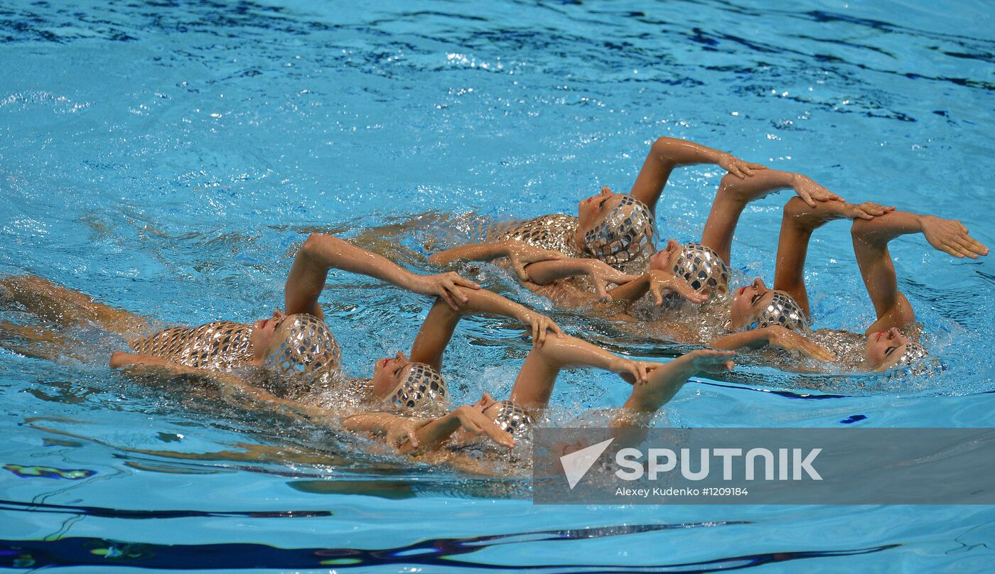 2012 Olympics. Synchronized Swimming. Team Events. Finals