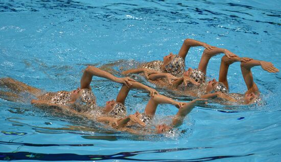 2012 Olympics. Synchronized Swimming. Team Events. Finals