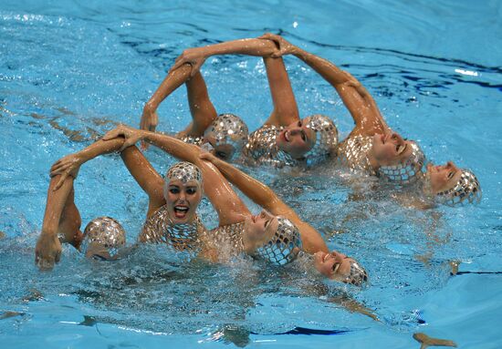 2012 Olympics. Synchronized Swimming. Team Events. Finals