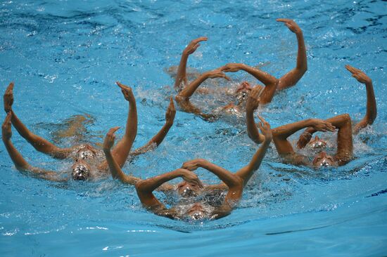 2012 Olympics. Synchronized Swimming. Team Events. Finals