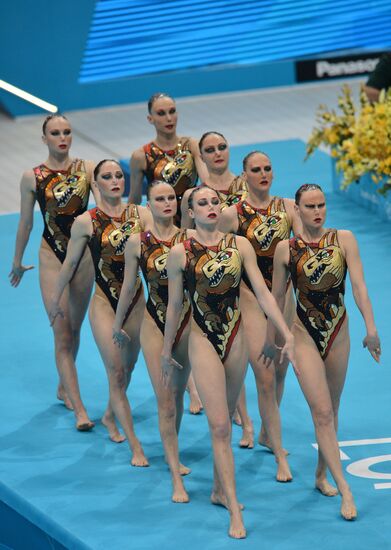 2012 Olympics. Synchronized Swimming. Team Events. Final