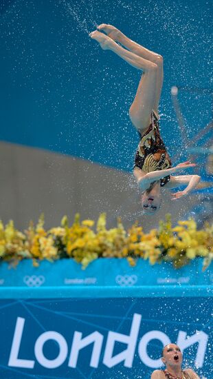 2012 Olympics. Synchronized Swimming. Team Events. Finals