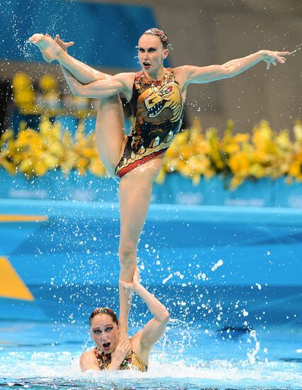 2012 Olympics. Synchronized Swimming. Team Events. Finals