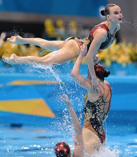 2012 Olympics. Synchronized Swimming. Team Events. Finals