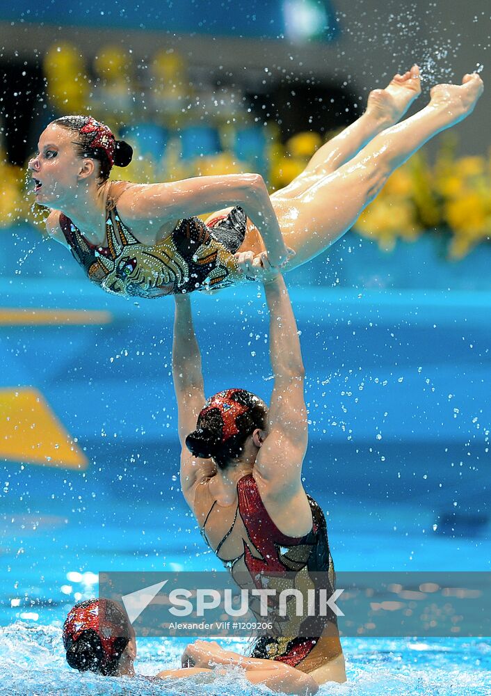 2012 Olympics. Synchronized Swimming. Team Events. Finals