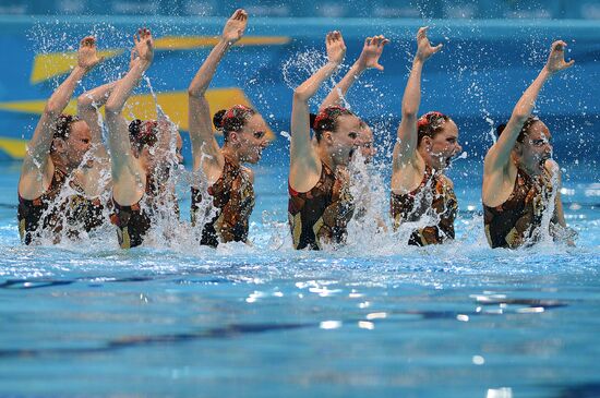 2012 Olympics. Synchronized Swimming. Team Events. Finals