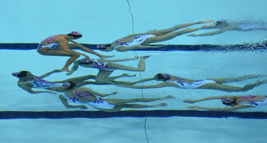 2012 Olympics. Synchronized Swimming Team Finals