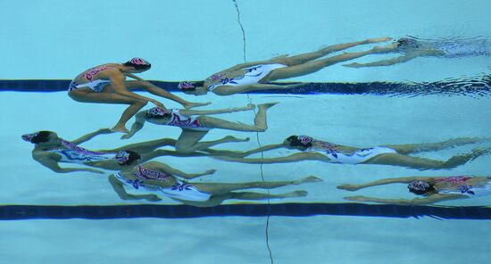 2012 Olympics. Synchronized Swimming Team Finals