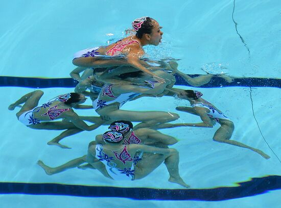 2012 Olympics. Synchronized Swimming Team Finals