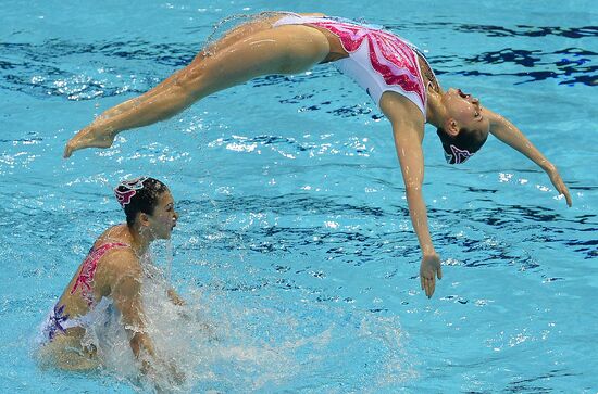 2012 Olympics. Synchronized Swimming Team Finals