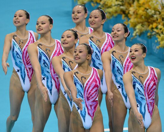 2012 Olympics. Synchronized Swimming Team Finals