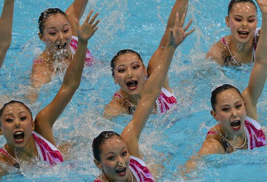 2012 Olympics. Synchronized Swimming Team Finals