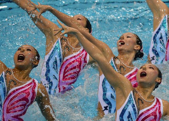 2012 Olympics. Synchronized Swimming Team Finals