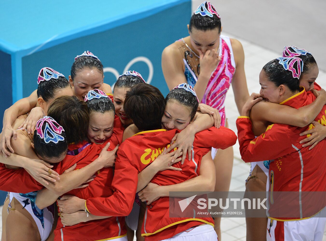 2012 Olympics. Synchronized Swimming Team Finals