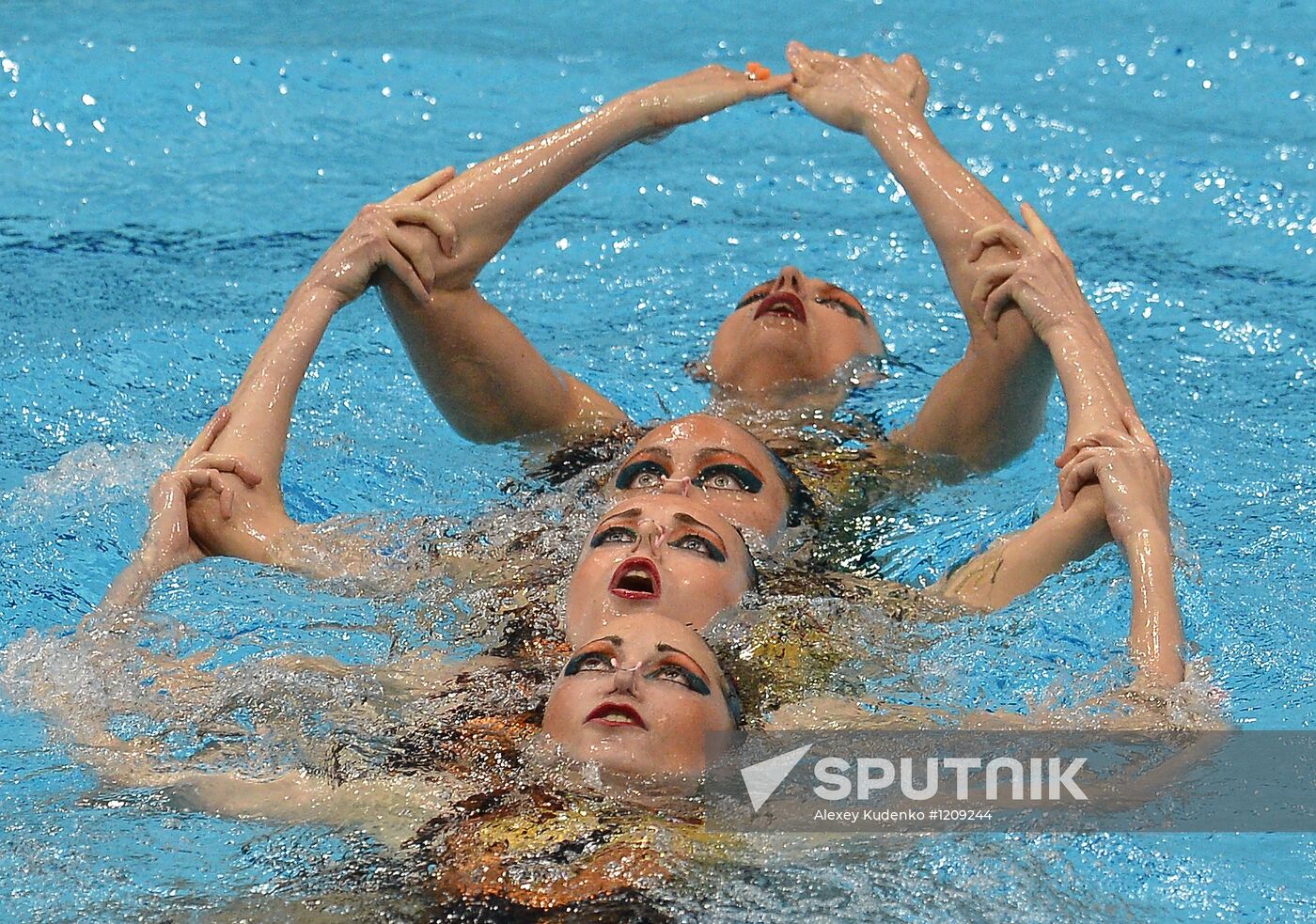 2012 Olympics. Synchronized Swimming Team Finals