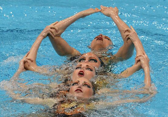 2012 Olympics. Synchronized Swimming Team Finals