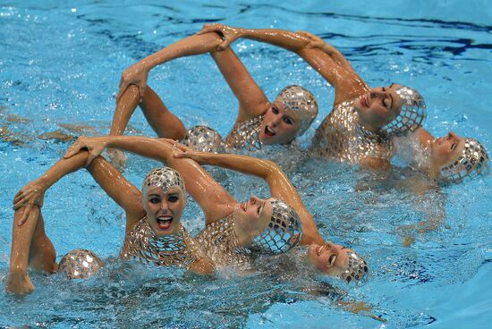 2012 Olympics. Synchronized Swimming Team Finals