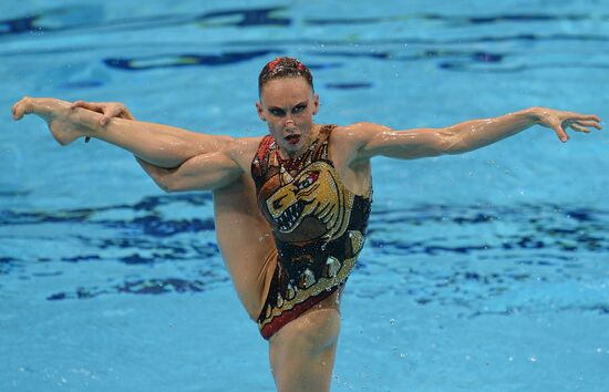 2012 Olympics. Synchronized Swimming Team Finals