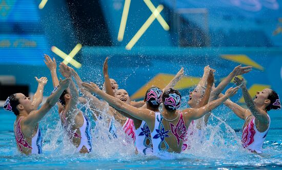 2012 Olympics. Synchronized Swimming Team Finals