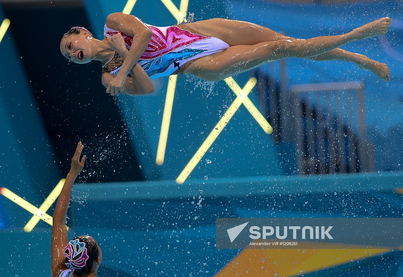 2012 Olympics. Synchronized Swimming Team Finals