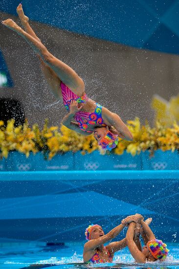 2012 Olympics. Synchronized Swimming Team Finals