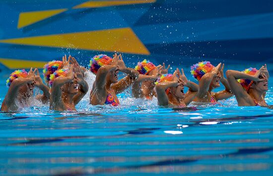 2012 Olympics. Synchronized Swimming Team Finals