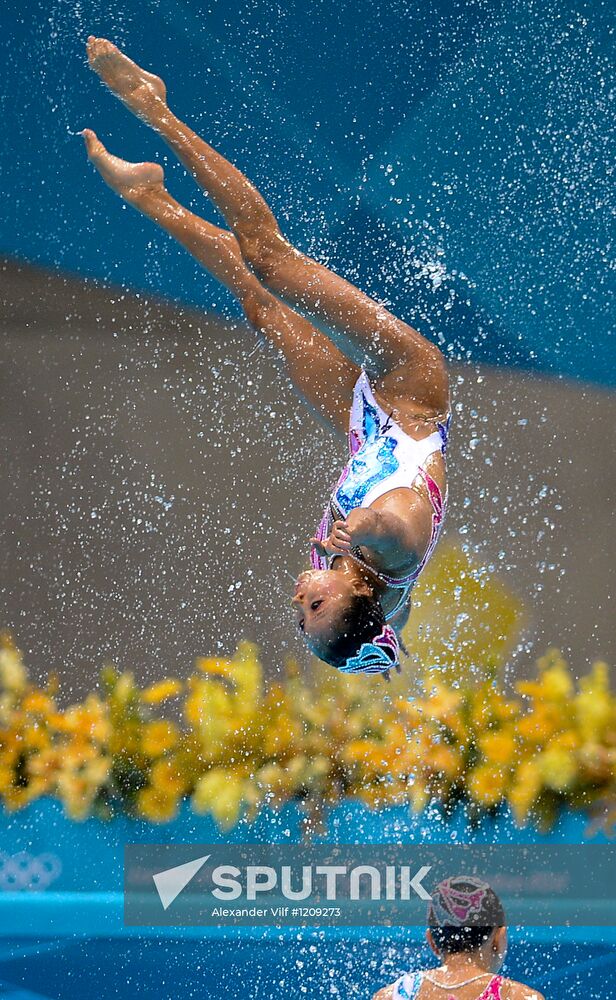 2012 Olympics. Synchronized Swimming Team Finals