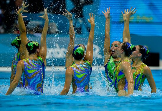 2012 Olympics. Synchronized Swimming Team Finals