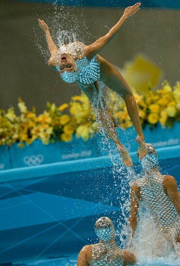 2012 Olympics. Synchronized Swimming Team Finals