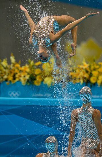2012 Olympics. Synchronized Swimming Team Finals