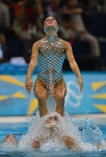 2012 Olympics. Synchronized Swimming Team Finals